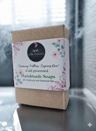 Vital Essence Shea Butter & Lavender Handmade Cold Process Soap Pack of 2