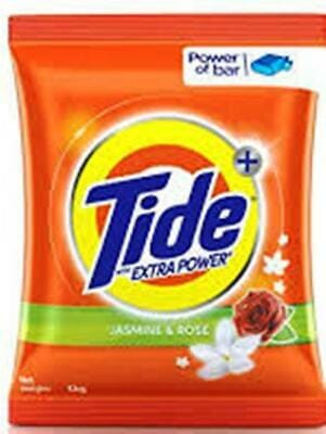 Tide Double Power Jasmine & Rose Detergent Powder, 1 Kg