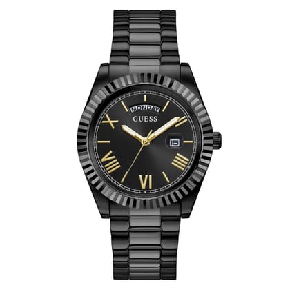 Guess Men 42 mm Black Dial Analog Watch- GW0265G4-Black
