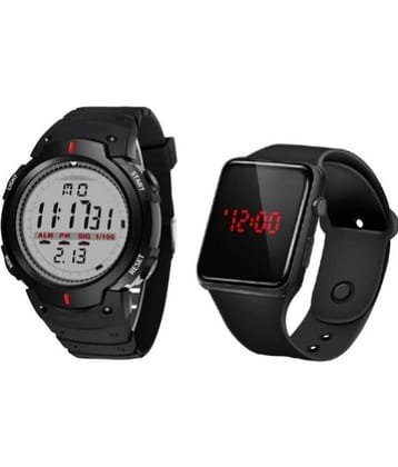 DECLASSE - Black Resin Digital Men's Watch