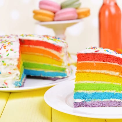 Rainbow Cream Cake 1 Kg