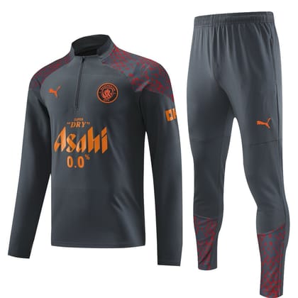 Manchester City Grey Training Suit 23 24 Season-S