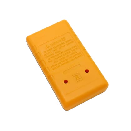 SPARKWORLD Small Digital Multimeter Multipurpose Electric Meter (Yellow-Red)