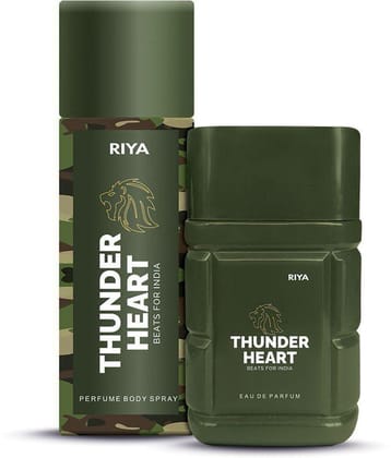 Riya Thunder Heart Deodorant Spray & Perfume For Men 100 ( Pack of 2 )