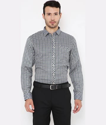 Maharaja - Green Cotton Blend Slim Fit Men's Formal Shirt ( Pack of 1 )