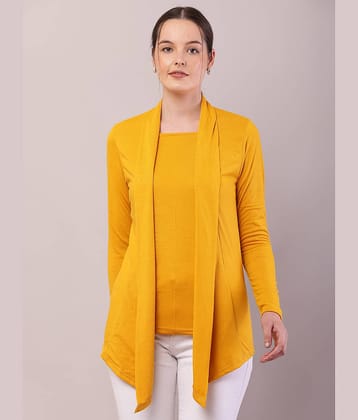 risemax Poly Cotton Women's Shrugs - Yellow ( Single )