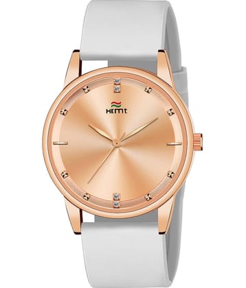 Hemt White Silicon Analog Men's Watch