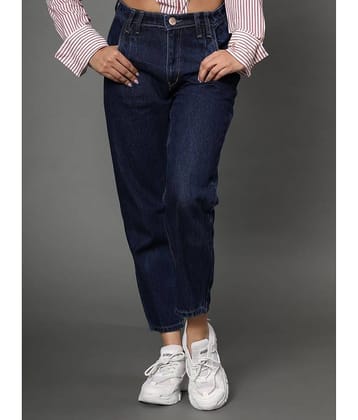 AngelFab - Blue Denim Boyfriend Fit Women's Jeans ( Pack of 1 )
