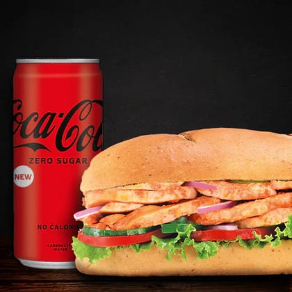 Peri Peri Chicken Sandwich (15cm) + Coke(Save 31%) Peri Peri Chicken Sandwich (15cm) + Coke(Save 31%)
