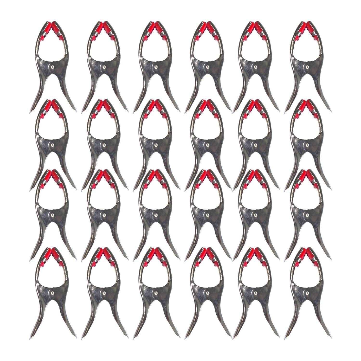 Hazel Stainless Steel Cloth Clips for Drying Clothes , Heavy-Duty Laundry Cloth Pins, Rust-Resistant , 24 Pieces