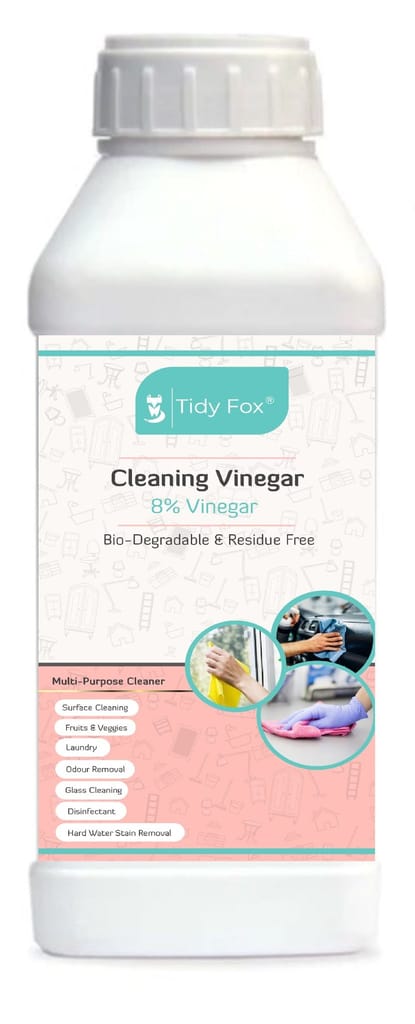 Tidy Fox Cleaning Vinegar / All Purpose Cleaner / 8% Vinegar / 1 litre