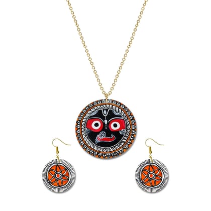 Pattachitra Art On MDF Jewellery DIY Kit by Penkraft