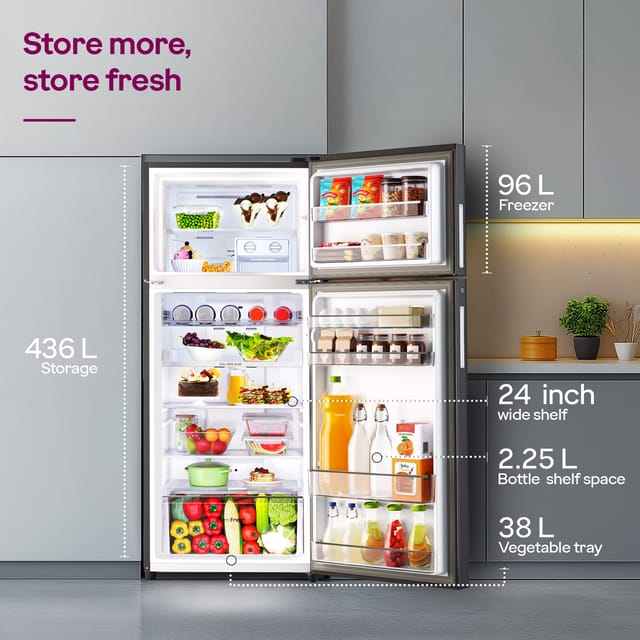 Godrej 436 L 2 Star With AI Tech, 95%+ Food Surface Disinfection