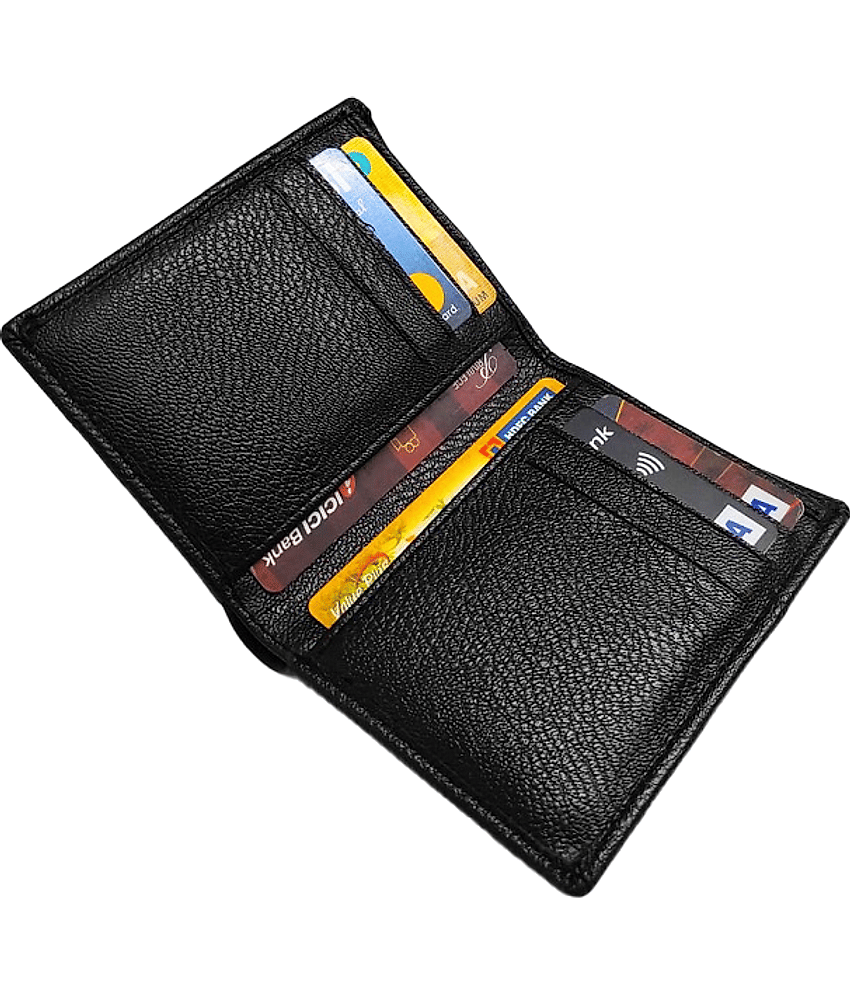 RAGE GAZE - Black PU Men's Regular Wallet ( Pack of 1 )