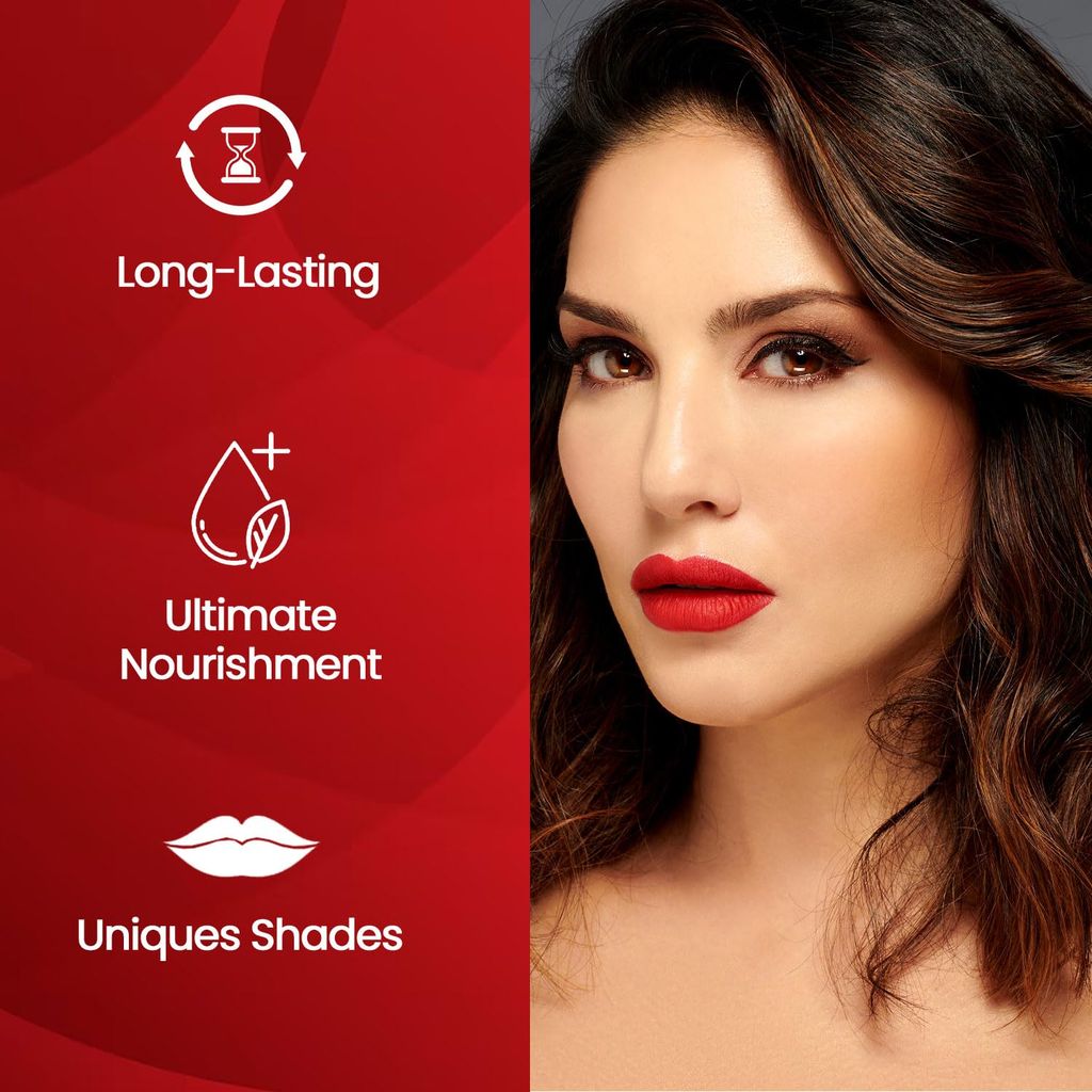 STARSTRUCK BY SUNNY LEONE Liquid Lip Gloss | Highly Pigmented, Clear Shine & Non-Sticky Formula