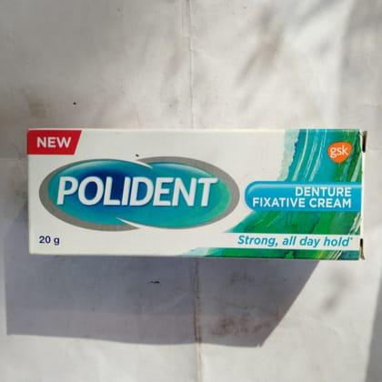 Gsk Polident Denture Fixative cream Strong, all day hold 