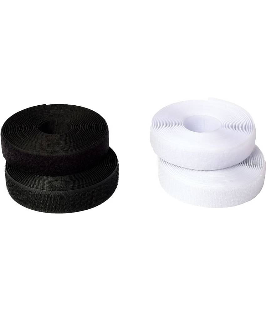 Vardhman Hook & Loop Fastner Tape ( Pack of 2 )