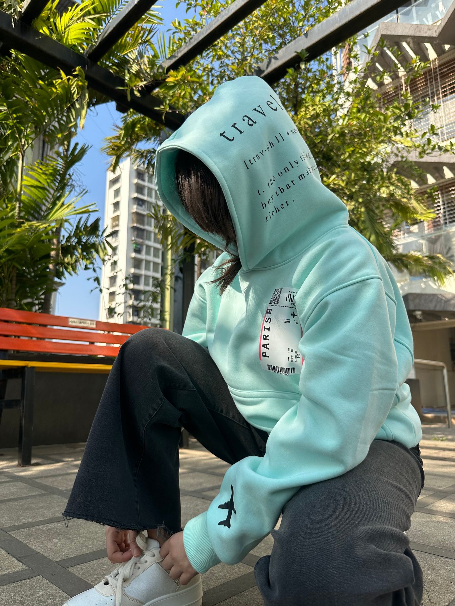 Wanderlust Hood Print-S