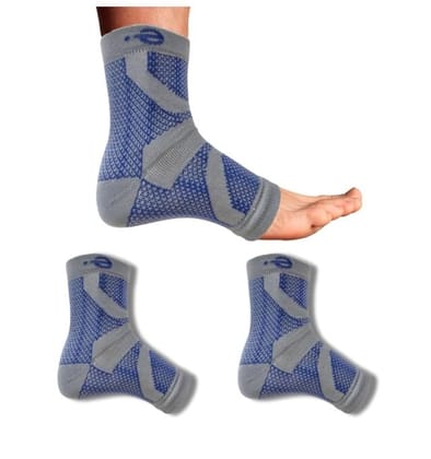 3_Pair Set Unisex Casual Cotton Printed Ankle Length Support Socks (Multicolor)-PID63422 3_Pair Set Unisex Casual Cotton Printed Ankle Length Support Socks (Multicolor)-PID63422