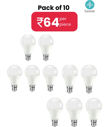 Lenon - 7W Cool Day Light LED Bulb ( pack of 10 )