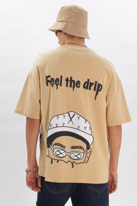 IZI Specials: Feel the Drip Tee (Beige)-M