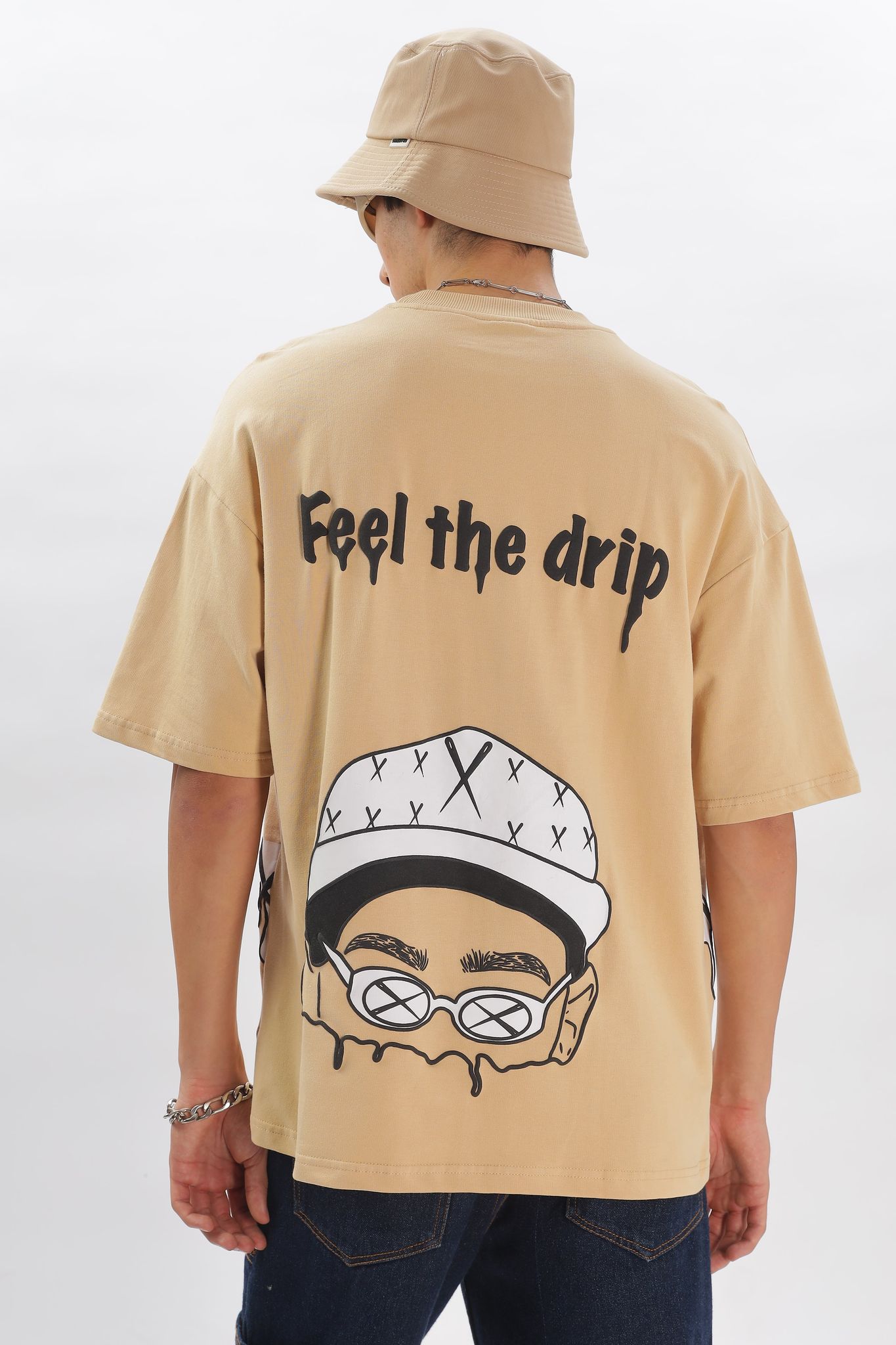 IZI Specials: Feel the Drip Tee (Beige)-M