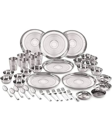 Neelam Stainless Steel Dinner Set of 42 Pieces