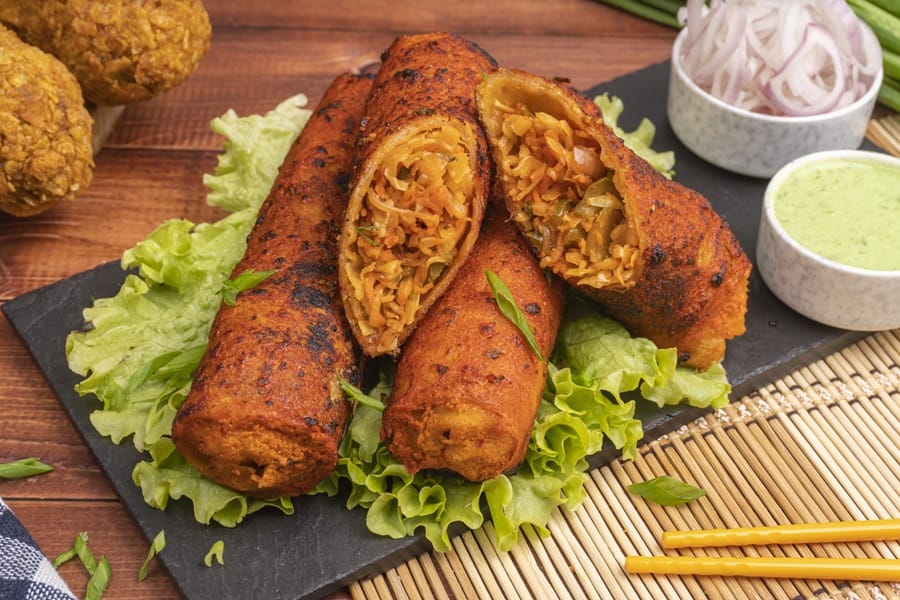Tandoori Spring Roll