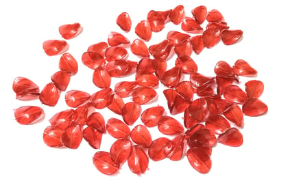 Nawani Leaf Shape Plastic Sequins Craft Material, Decoration etc. (Package of 200 Leaf)