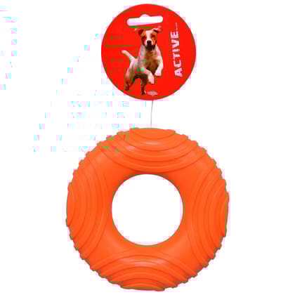Teething Ring Toy Orange