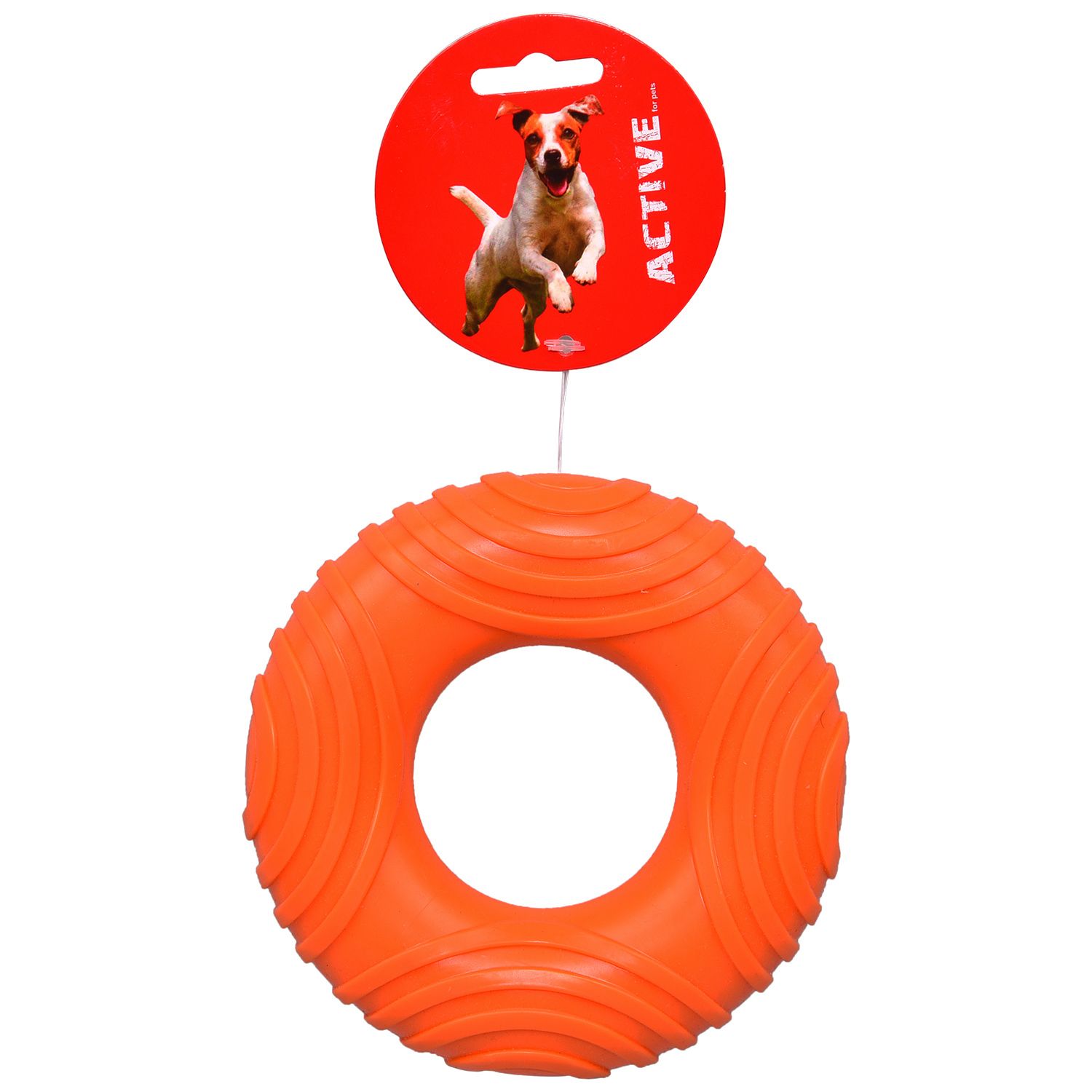 Teething Ring Toy Orange
