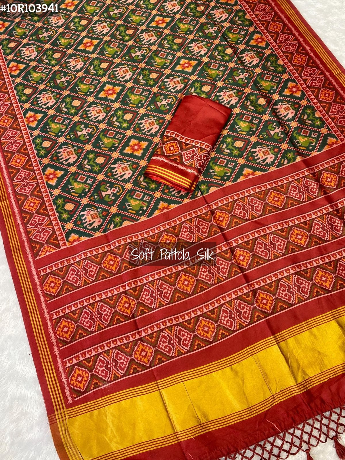 Premium soft pure bandhej silk saree with all over beautiful badhani leheriya