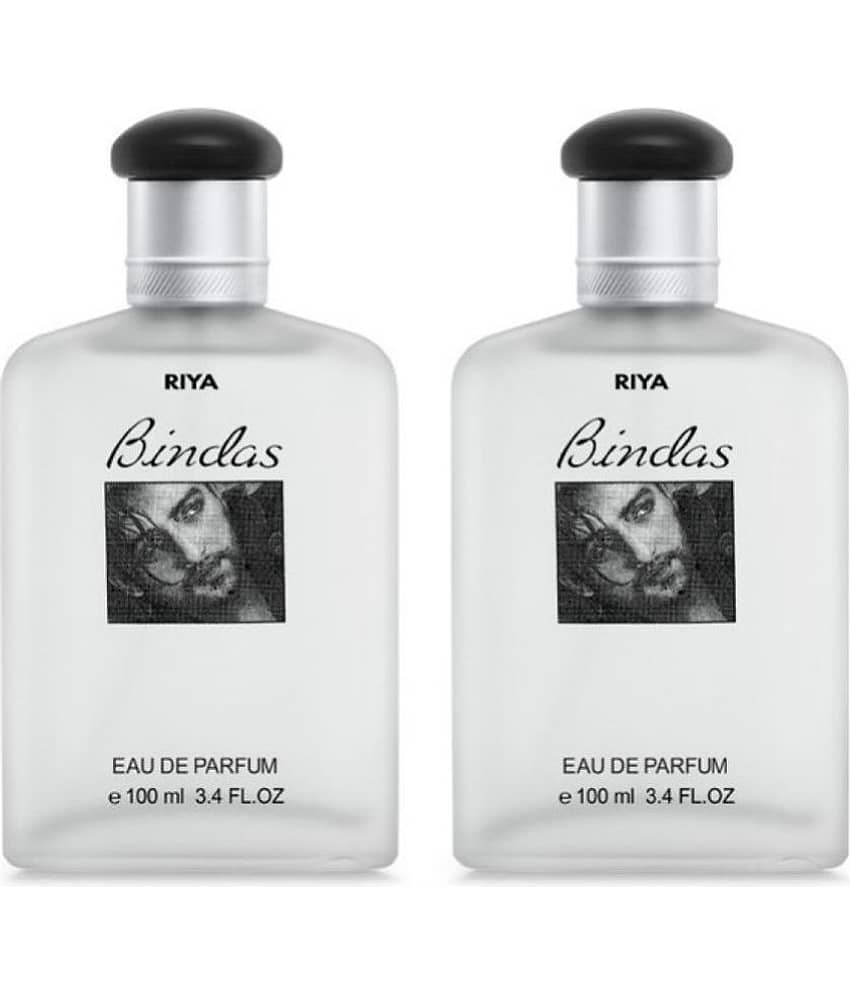 RIYA Bindas Perfume,100 ml Each (Pack of 2), Long Lasting Fragrance Eau de Parfum - 200 ml