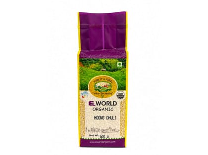 Elworld Agro & Organic Food Products Moong Split Washed 500g