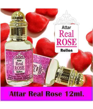 INDRA SUGANDH BHANDAR - Real Rose|Gulab Attar For Men & Women 12ml Pack Of 1