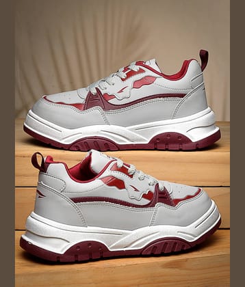 ASIAN Maroon Women's Korean Shoes