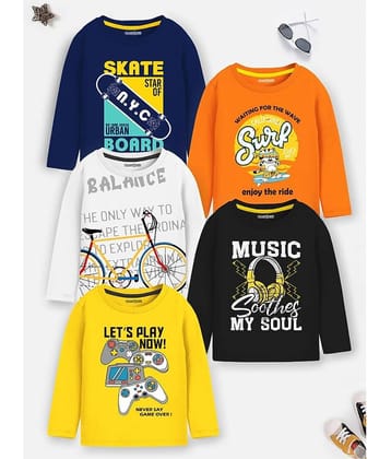 Trampoline Pack of 1 Boys Cotton Blend Polo T-Shirt ( Multicolor2 )