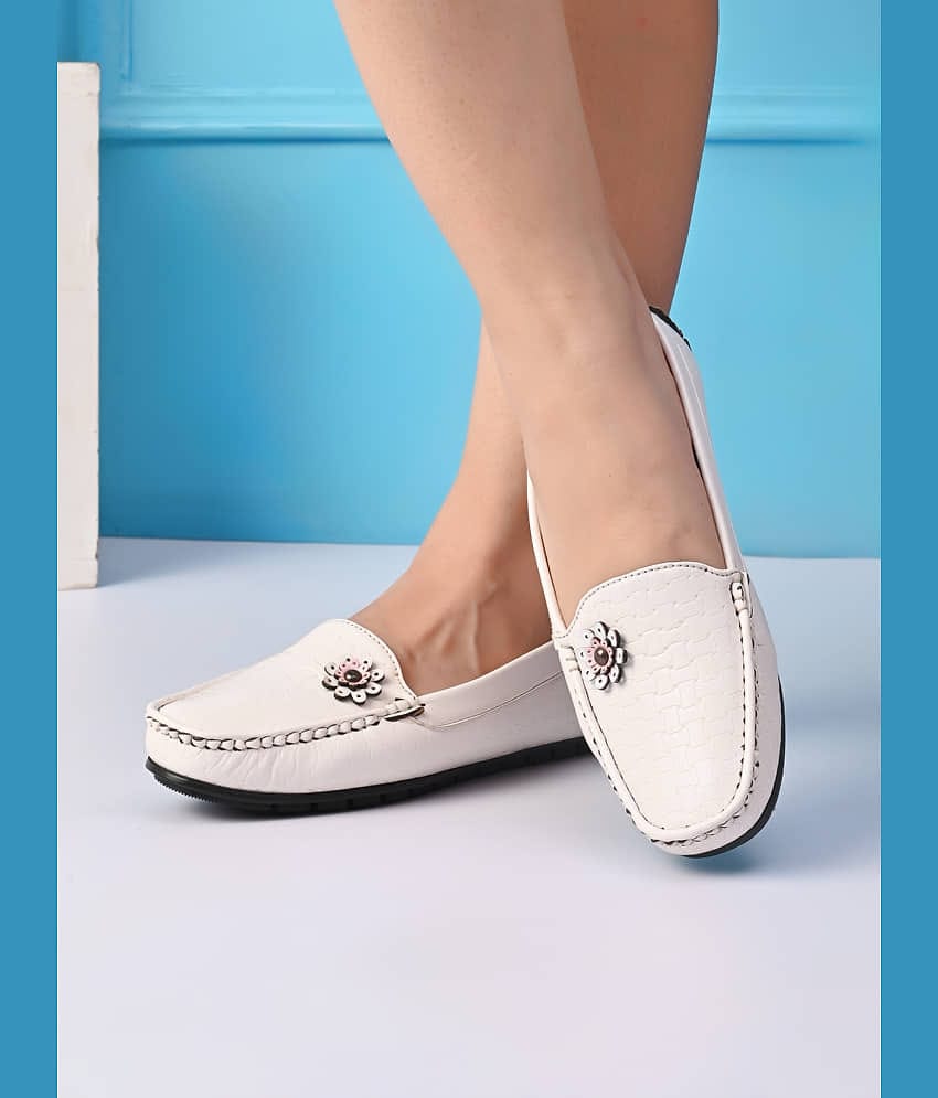Sir Corbett White Women's Loafers