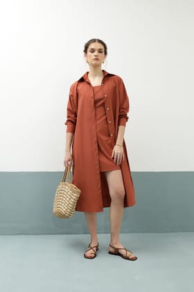 Seoul Co-ord Set: Russet-XS