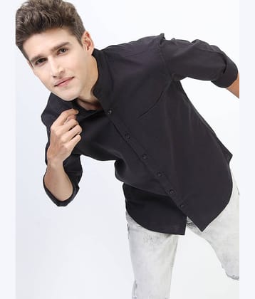 Ketch 100% Cotton Slim Fit Solids Full Sleeves Men's Casual Shirt - Grey ( Pack of 1 )