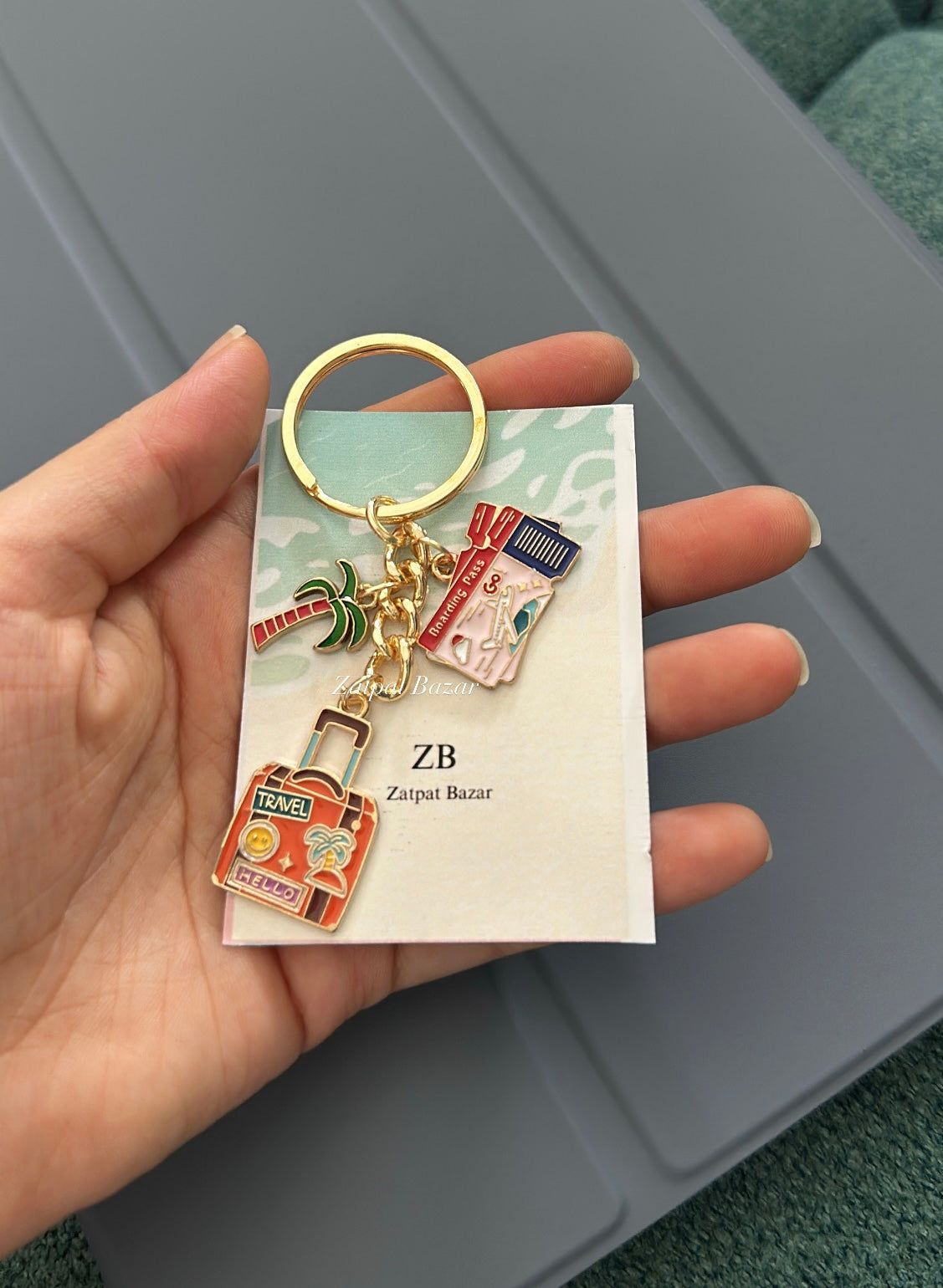 Island Travel Keychain