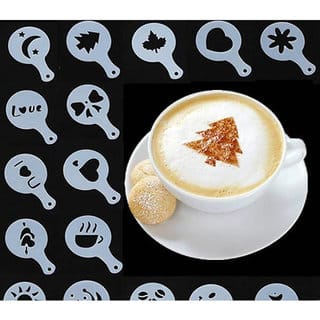Coffee Decorating Stencils (16 designs)