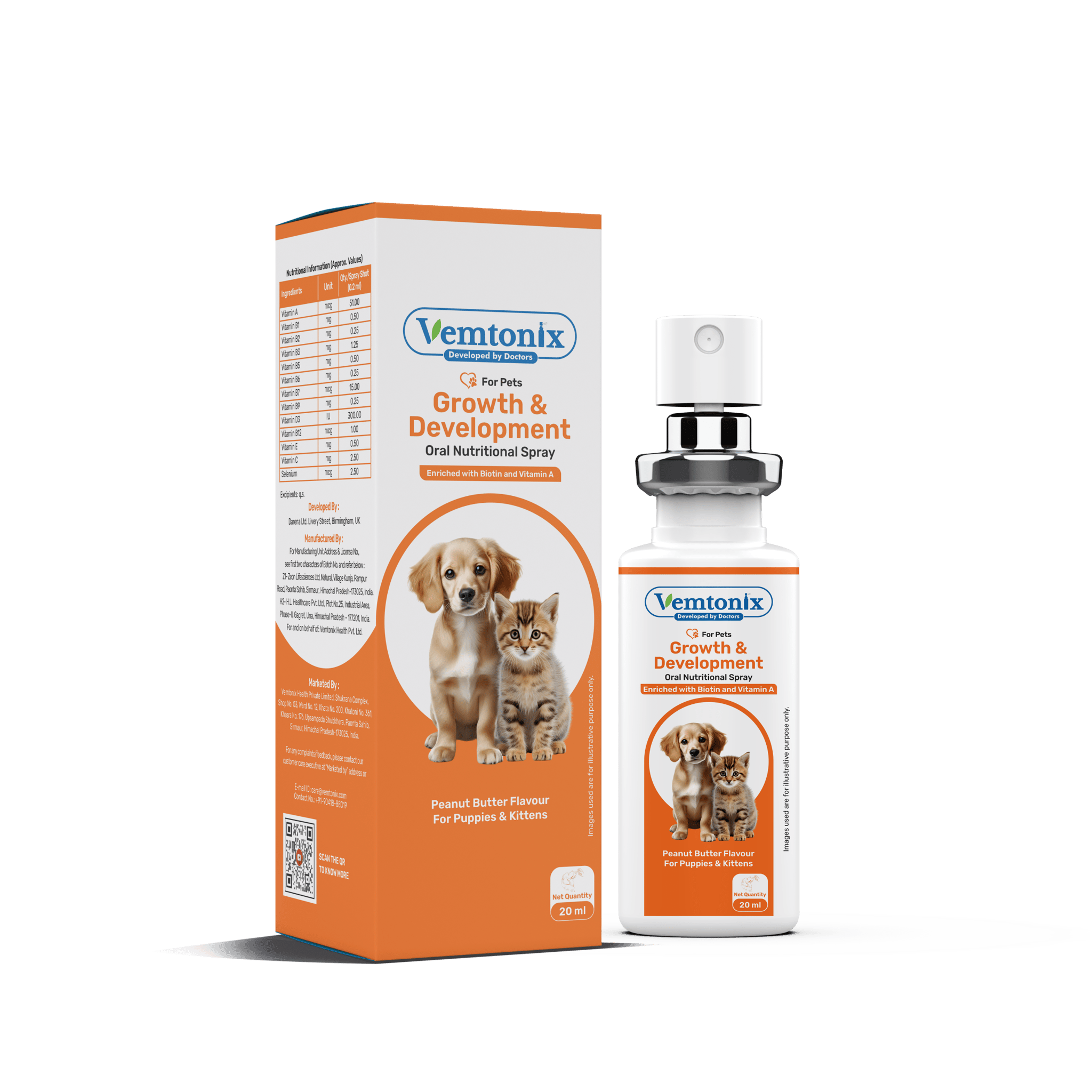 Vemtonix Growth & Development Oral Nutritional Spray