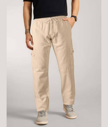 JB JUST BLACK Relax Men's Cargos - Cream ( Pack of 1 )
