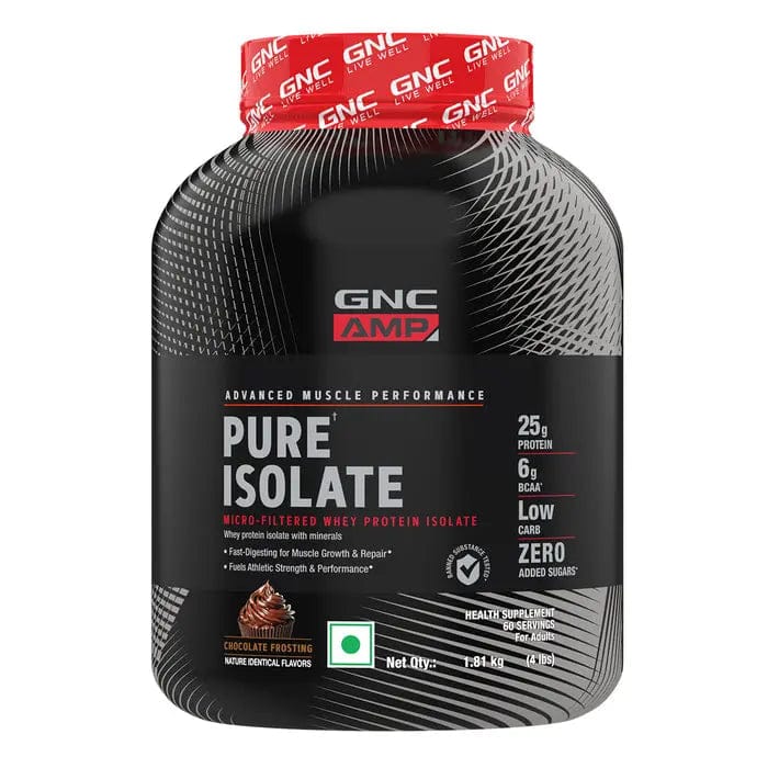 GNC AMP Pure Isolate-4 Lbs / Chocolate Frosting