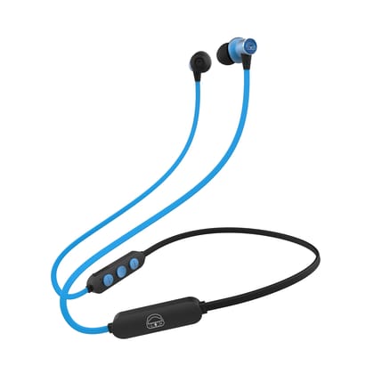 EKKO Unplug N02 Neckband with Super Sound Heavy Bass, Playback time Upto 15 Hours, Max BASS, TwinConnect, Siri & Google Assistant Activate (Blue)