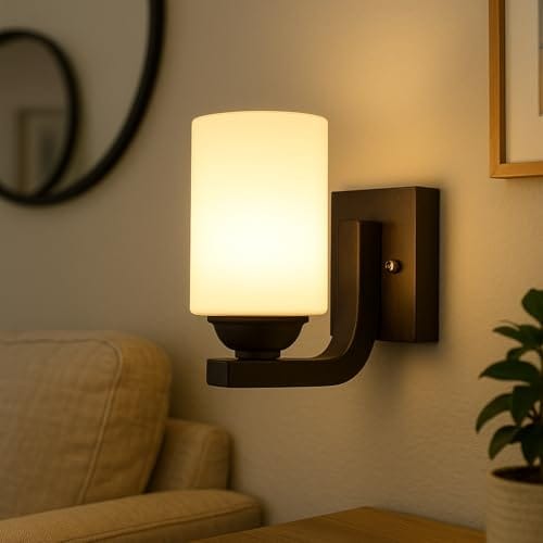 Light, Wall Lamp, Wall Mount Light, Wall Hangings Light, Home Decor Items- Black (Corded Electric) Up Down Both