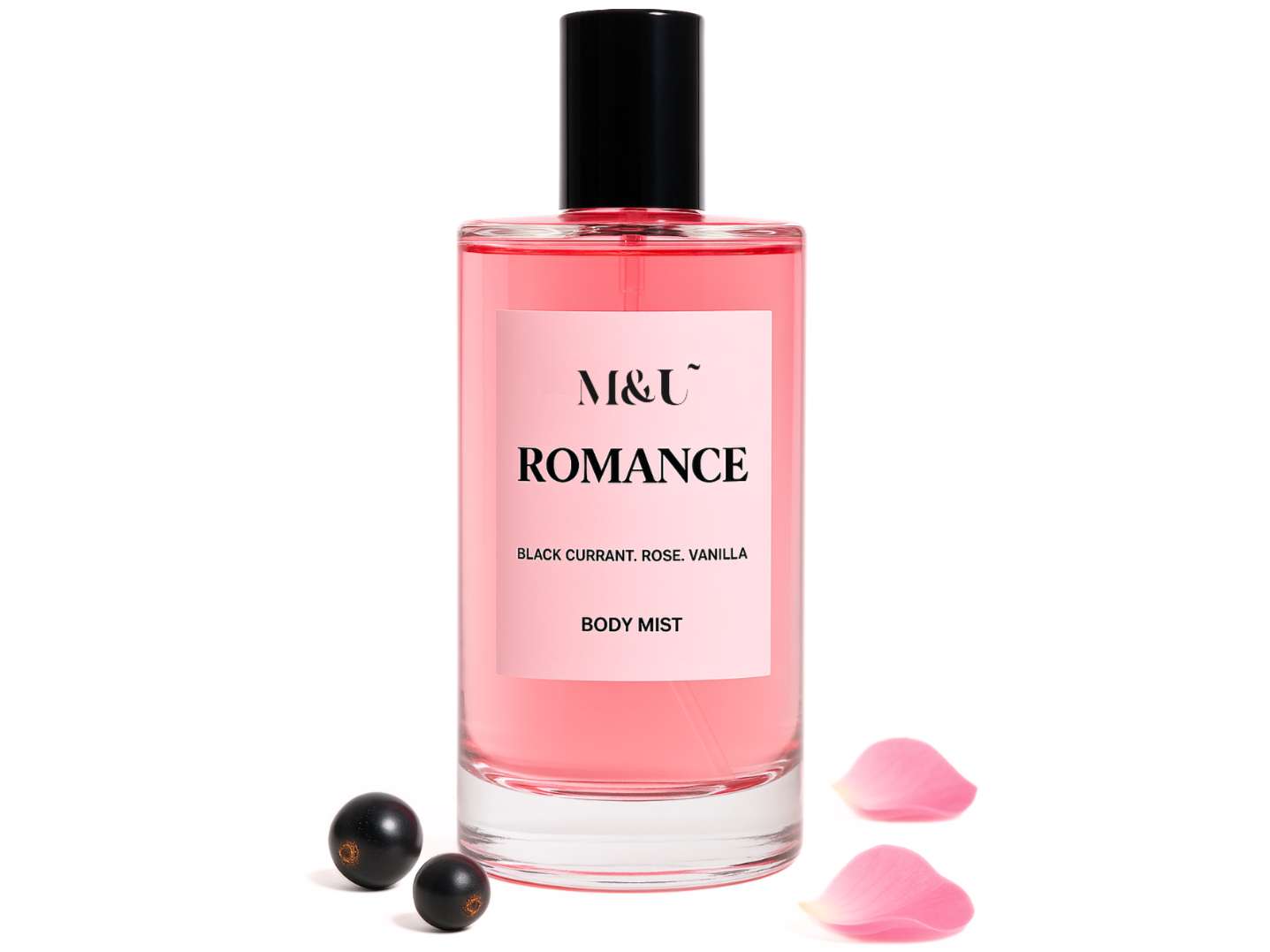 Romance Sweet Blackcurrant & Rose Body Mist | Floral & Juicy Scent 50ml