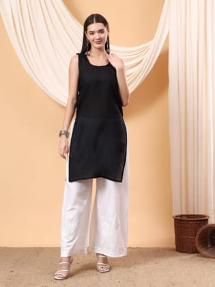 Jannat Long Matching Cotton Inner-Navy / S