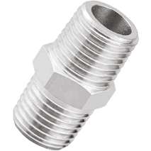 PT-16 Brass (1/2" x 1/2" BSP) Hex Nipple